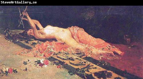 Juan Luna Odalisque painting